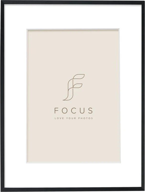 Focus Aster rėmelis Juodas 30x40/PP 20x30