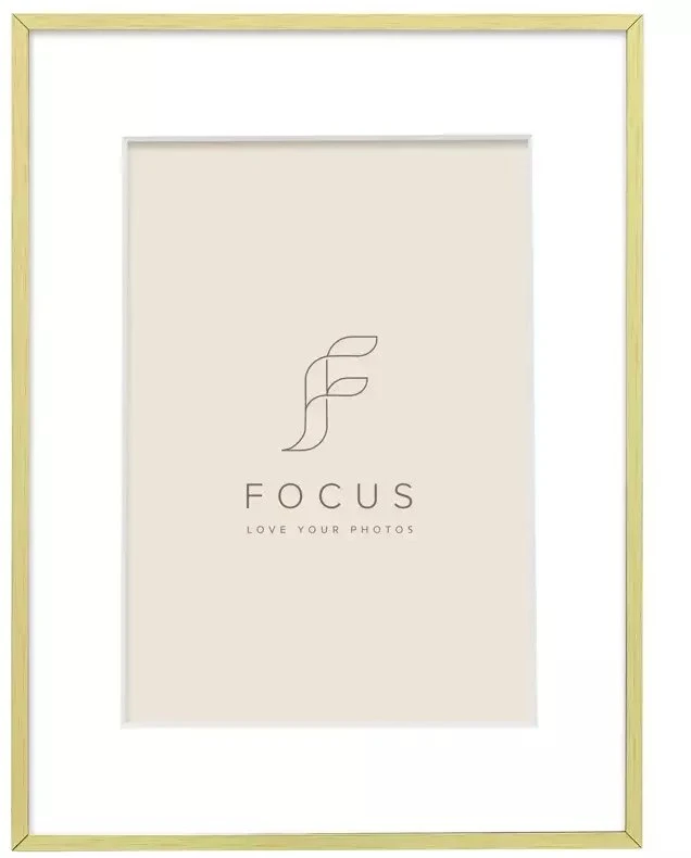 Nuotraukų rėmelis Rėmelis Focus Aster Gold 20x25/PP 15x20