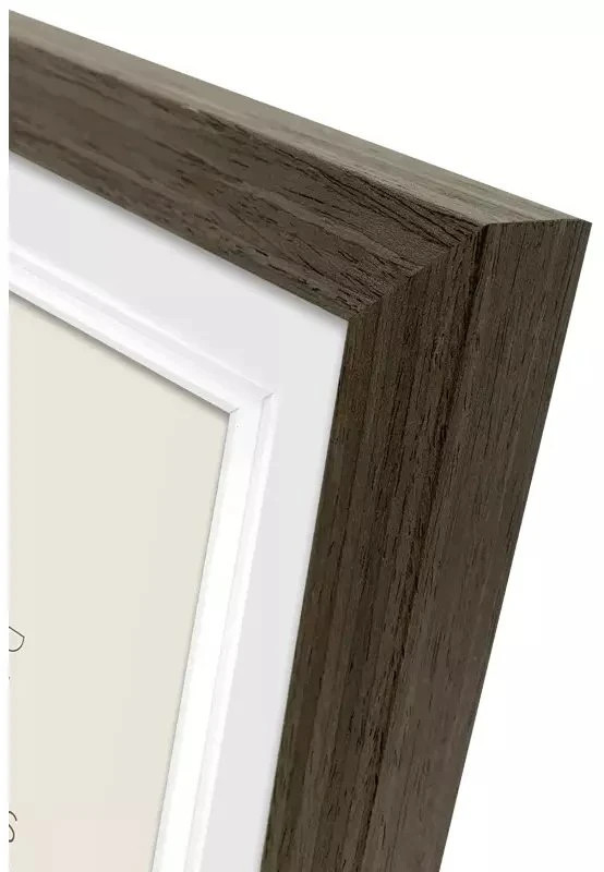 Nuotraukų rėmelis Ramka Focus Dahlia Walnut 40x50/PP 30x40