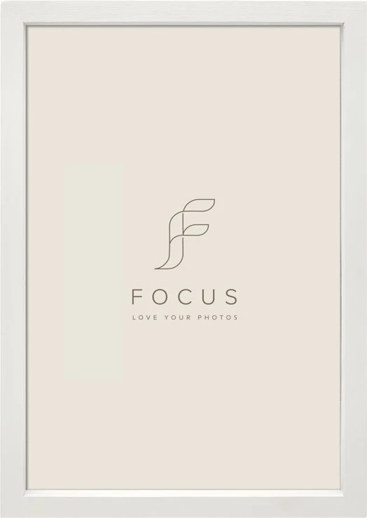 Ramka Focus Grace Baltas 13x18