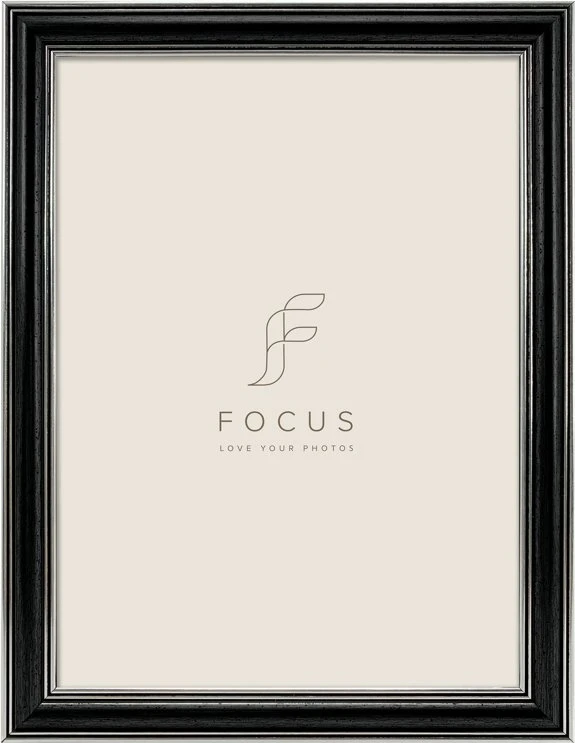 Ramka Focus Holly Juoda 15x20