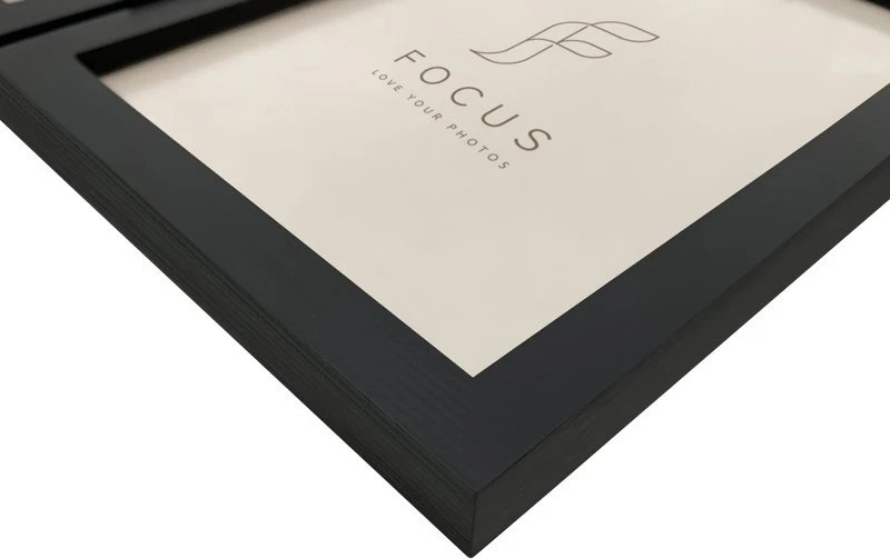 Ramka Focus Willow Juoda Double 13x18