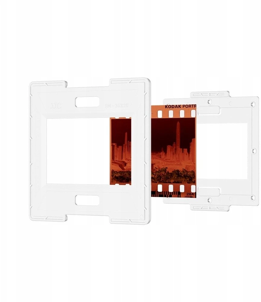 Nuotraukų rėmelis JJC Rėmeliai skaidrėms, neigiamų įrėminimo laikikliai 35 mm 50x50 ABS 36x24 su fiksatoriumi 50 vnt. / Sm-35x50