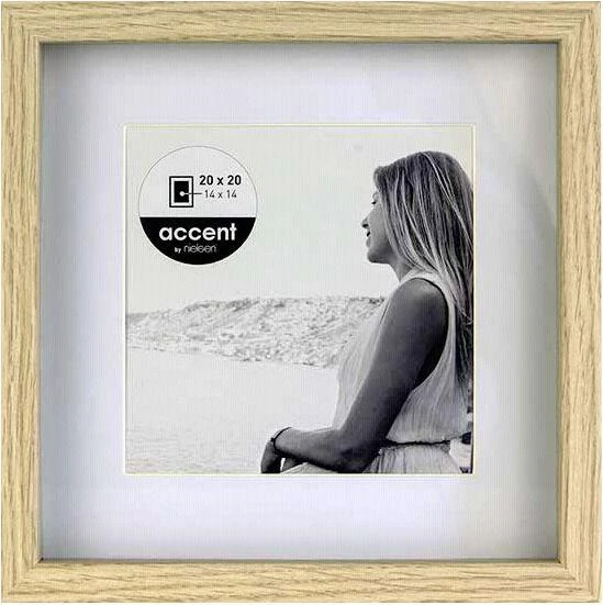 Nuotraukų rėmelis Nielsen Design Nielsen Aura ąžuolas 20x20 Mediena įsk. Passepartout 1115002