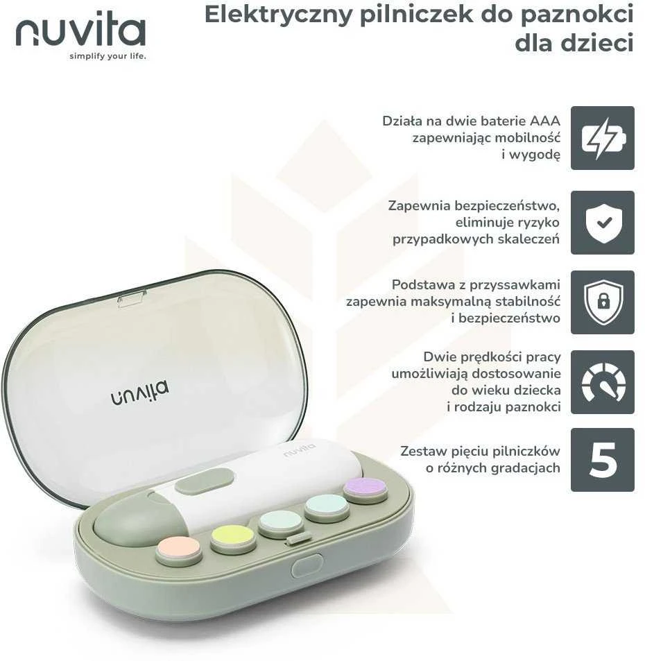 Nuvita Elektrinė pilniczek do paznokci vaikams