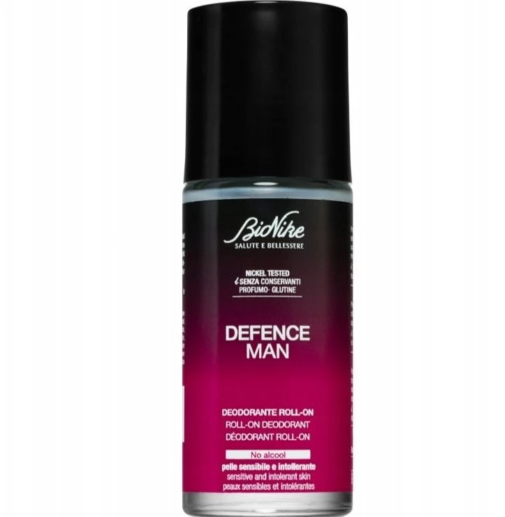 BioNike Defence Dry Touch Soothing & Protecting Dezodorantas Roll-On For Men, 50 ml