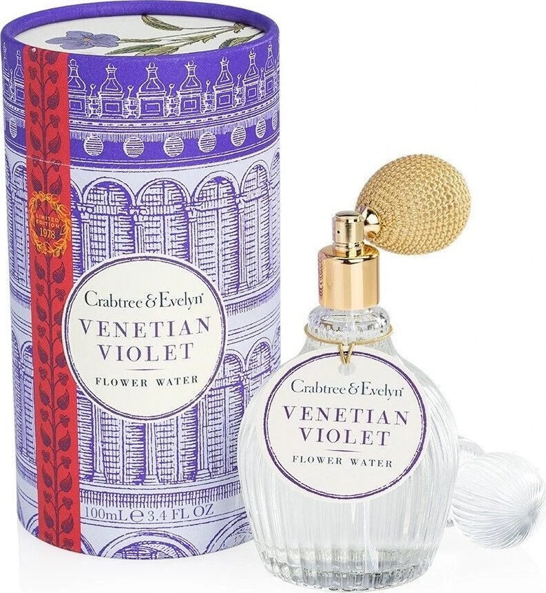 „Crabtree & Evelyn“ Venecijos žibuoklių ir gėlių aromato tualetinis vanduo, 100 ml