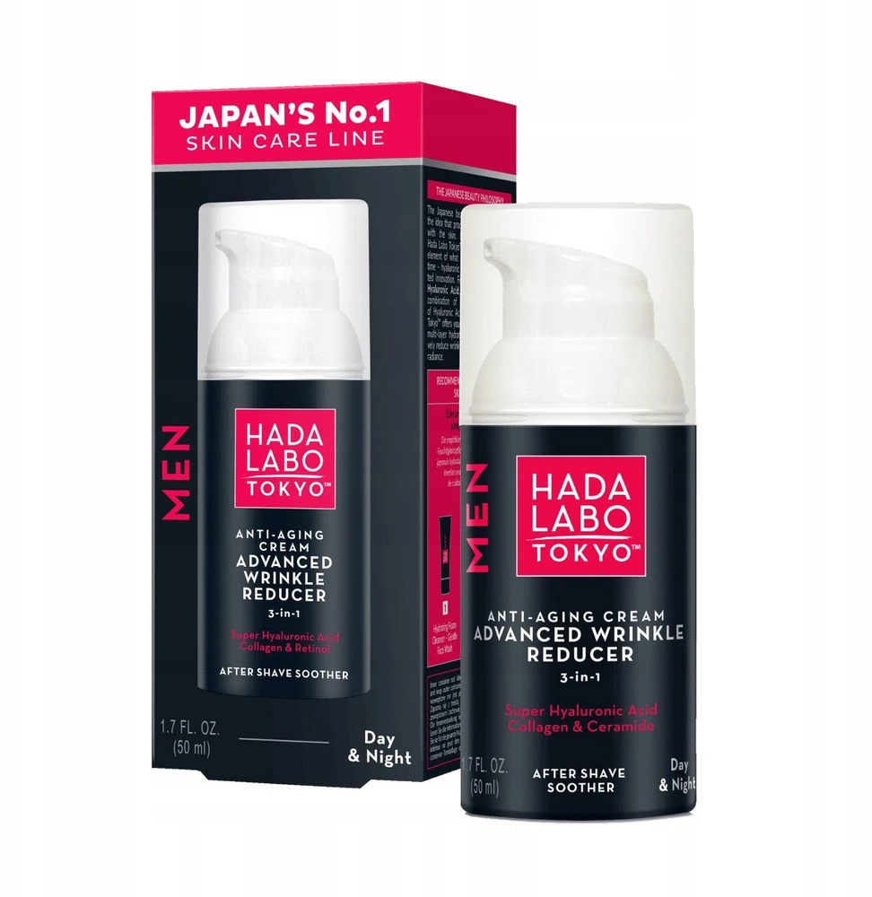 Hada Labo Tokyo Men Collagen Anti-Aging Day Kreminis Face, 50 ml