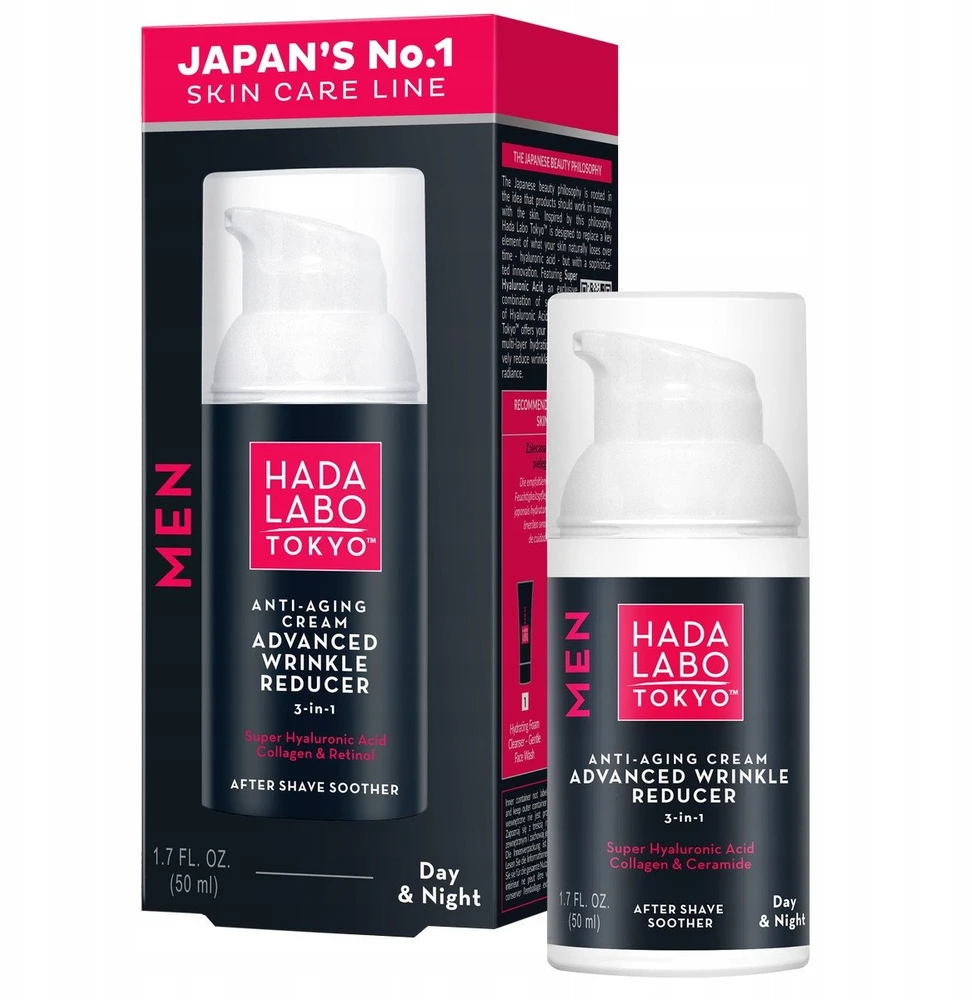 Hada Labo Tokyo Men Collagen Anti-Aging Day Kreminis Face, 50 ml
