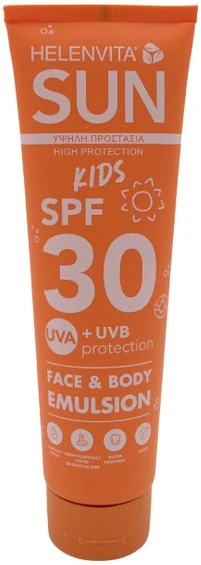 Helenvita Kids Sun Hydrating UV Protection Day Emulsion For Face & Body SPF 30, 150 ml