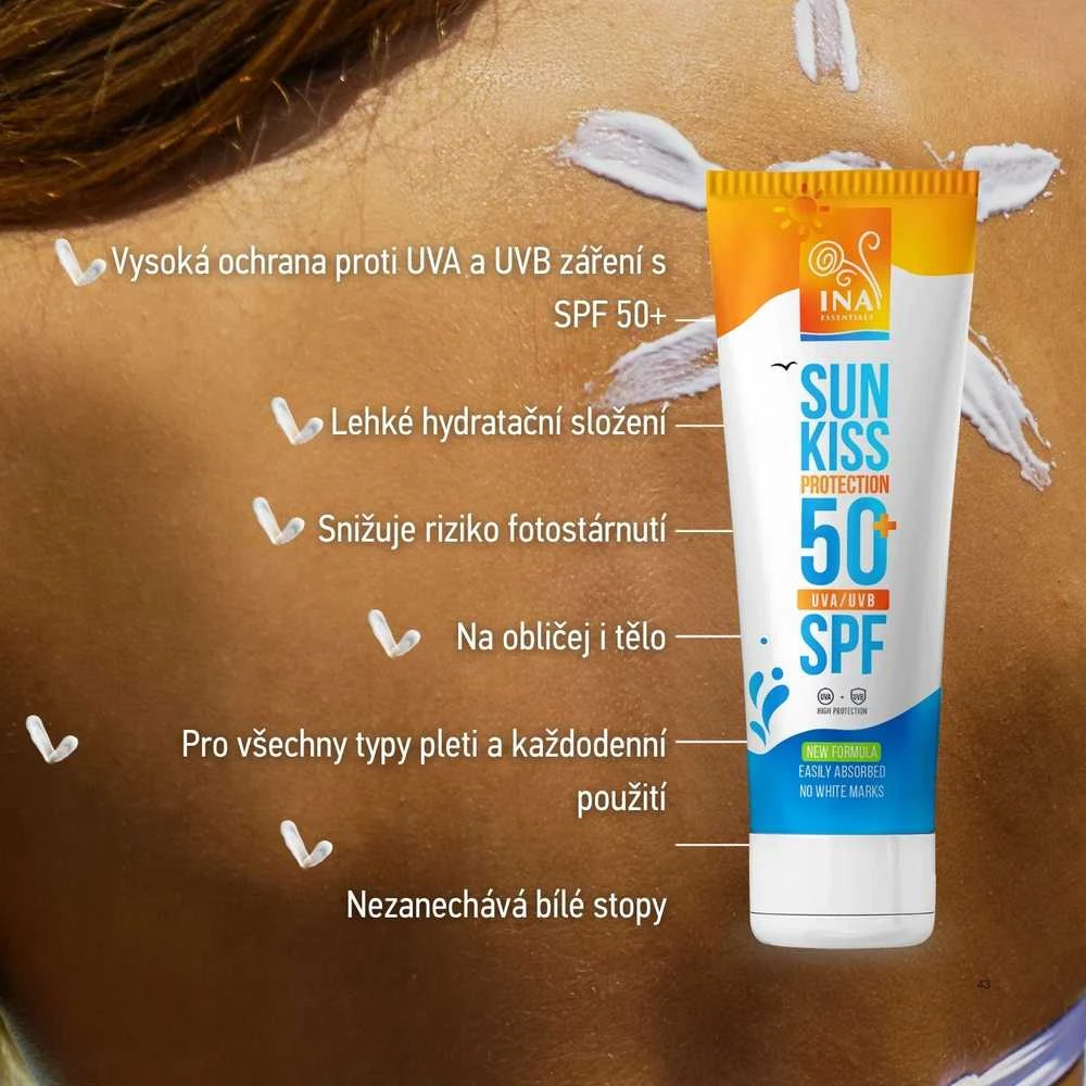 INA ESSENTIALS Apsauga nuo saulės, 100 ml