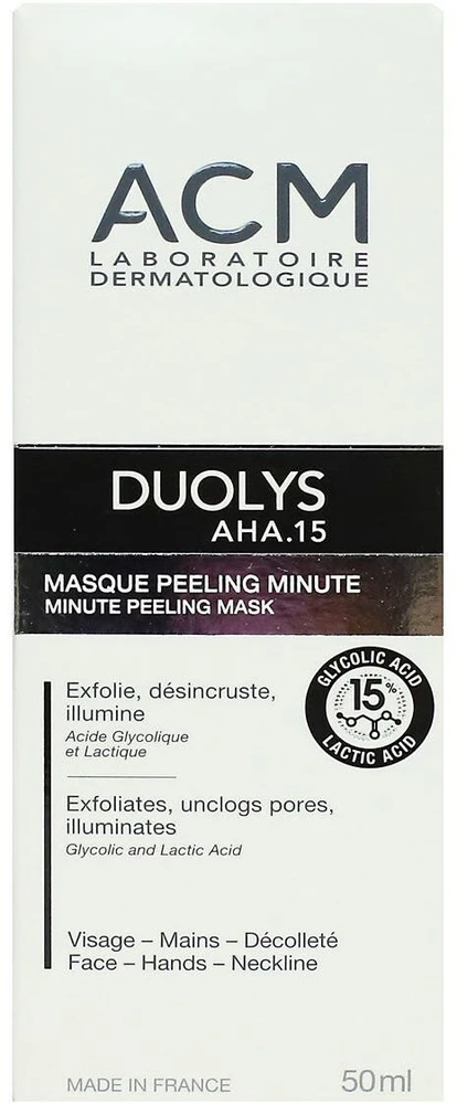 „Laboratoire ACM Duolys“ šveičiamoji veido kaukė su AHA aliejumi, 50 ml