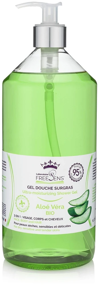 Laboratoire Freesens Freesens Dušo želė & Šampūnas 2-In-1 Aloe Vera, 1000 ml