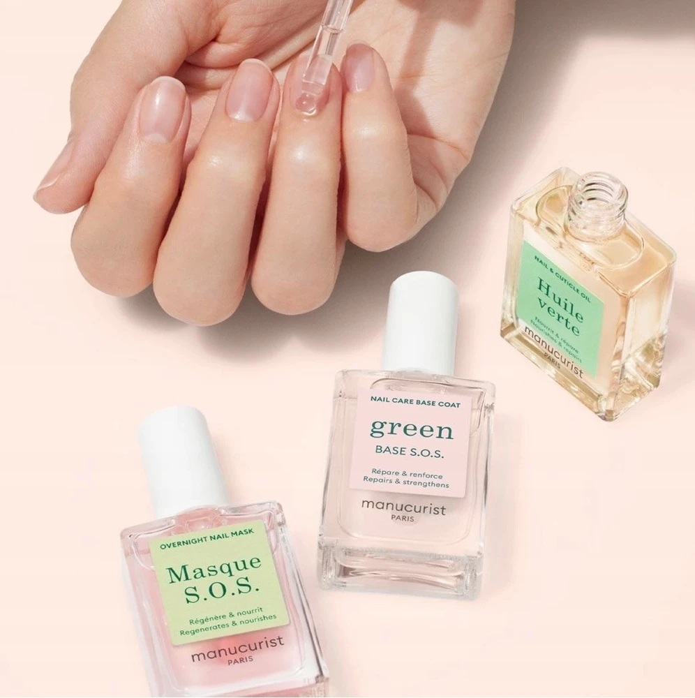 Manucurist Nagų priežiūros rinkinys „Rescue Kit“, 3 x 15 ml