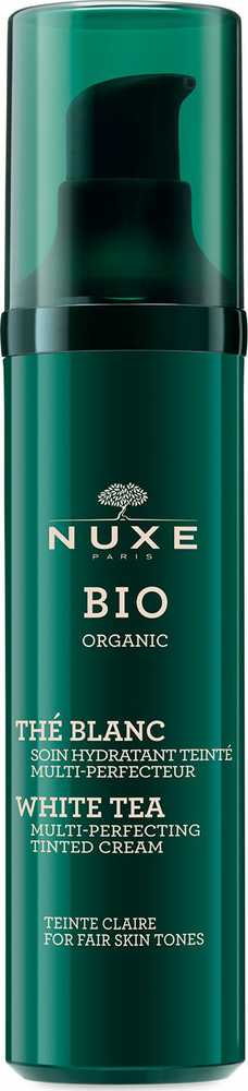 NUXE Bio Organic Baltas Tea Tinted Kreminis Day Kreminis