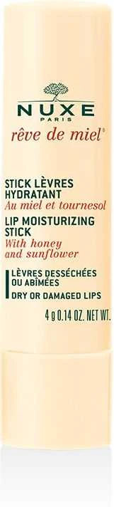 NUXE Reve de Miel Lip Moisturising Stick Lūpų balzamas moterims, 4 g