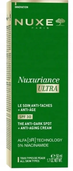 Nuxe Nuxuriance Ultra Anti-Dark Spot And Anti-wrinkle Kreminis Spf30, 50 ml