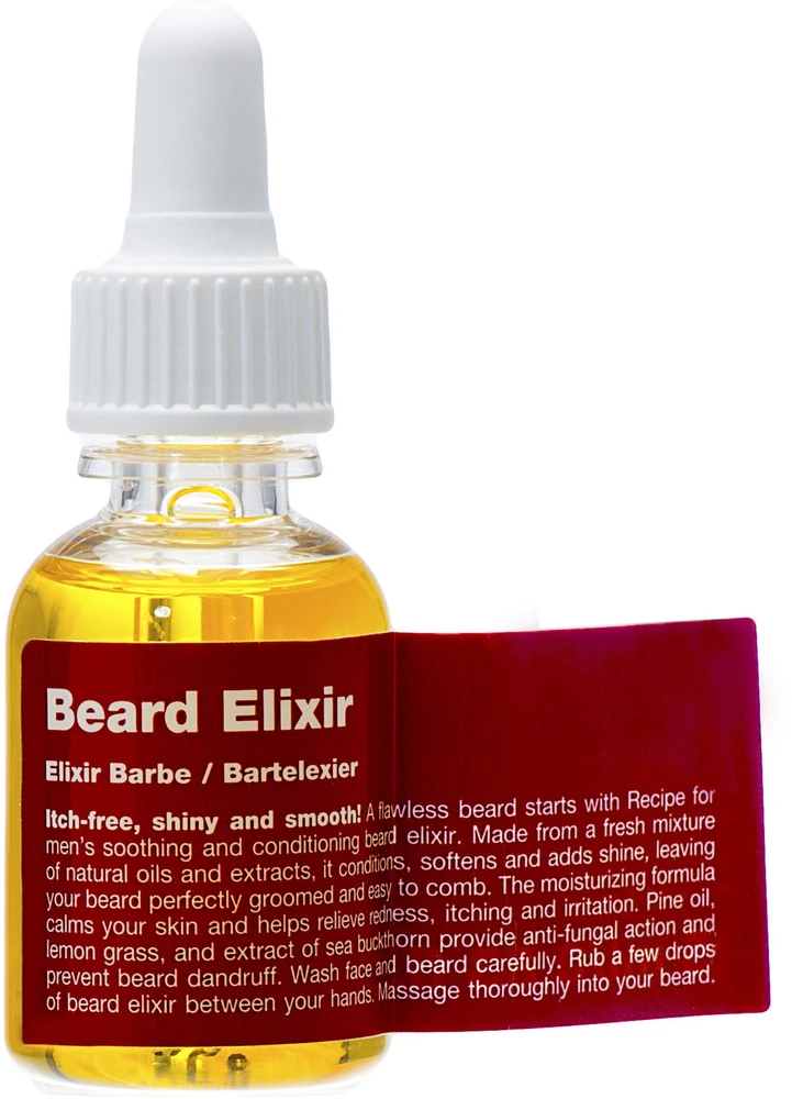 „Nuxe Recipe For Men“, barzdos eliksyras, barzdos aliejus, pušis, 25 ml