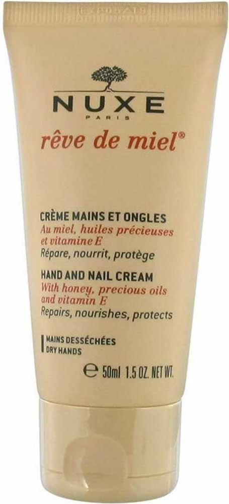Nuxe Rankų ir nagų kremas „Rêve de Miel® Hand and nail cream“, 50 ml
