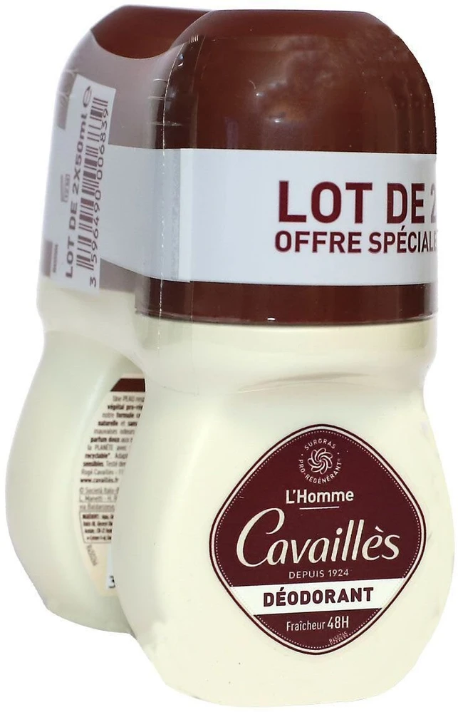 Roge Cavailles L'Homme dezodorantai 2 vnt. pakuotė