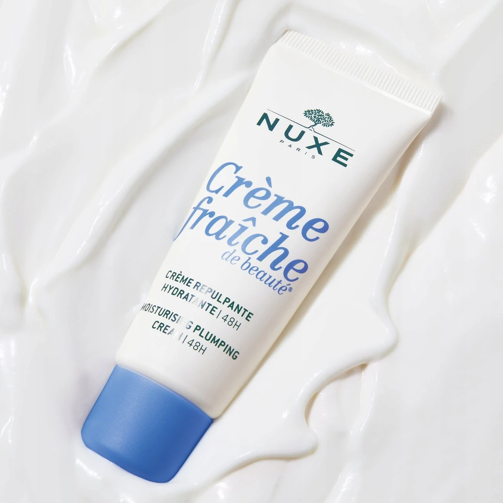 NUXE 48 val. drėkinantis kremas normaliai odai „Crème Fraîche® de Beauté 48H Moisturizing Plumping cream for normal skin“, 30 ml