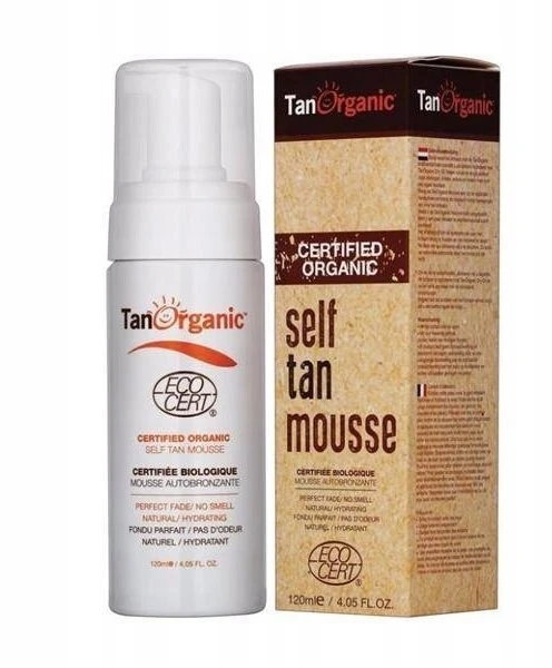 TanOrganic Self Tan drėkinanti Savaiminio įdegio putos veidui ir kaklui, 120 ml