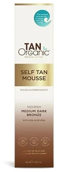 TanOrganic Self Tan drėkinanti Savaiminio įdegio putos veidui ir kaklui, 120 ml