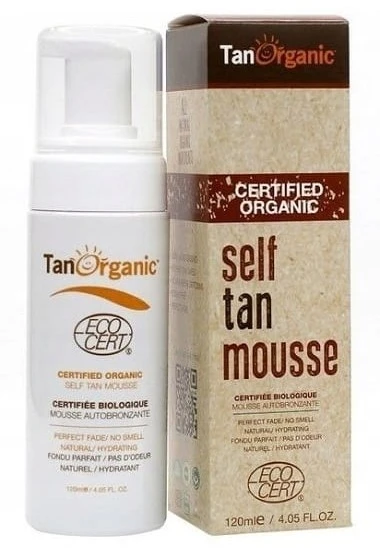 TanOrganic Self Tan drėkinanti Savaiminio įdegio putos veidui ir kaklui, 120 ml