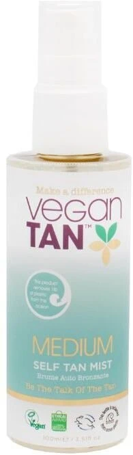 Nuxe Vegan Tan, Medium, įdegis, savaiminio įdegio purškalas, veidui ir kaklui, 100 ml, moterims