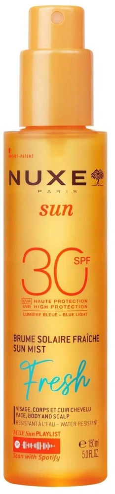 Nuxe Gaivinantis veido ir kūno purškiklis nuo saulės SPF30 150ml