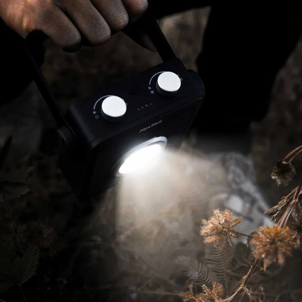 Nvox „NexTool NE20093“ kempingo prožektorius, 1800 lm, balta arba raudona šviesa