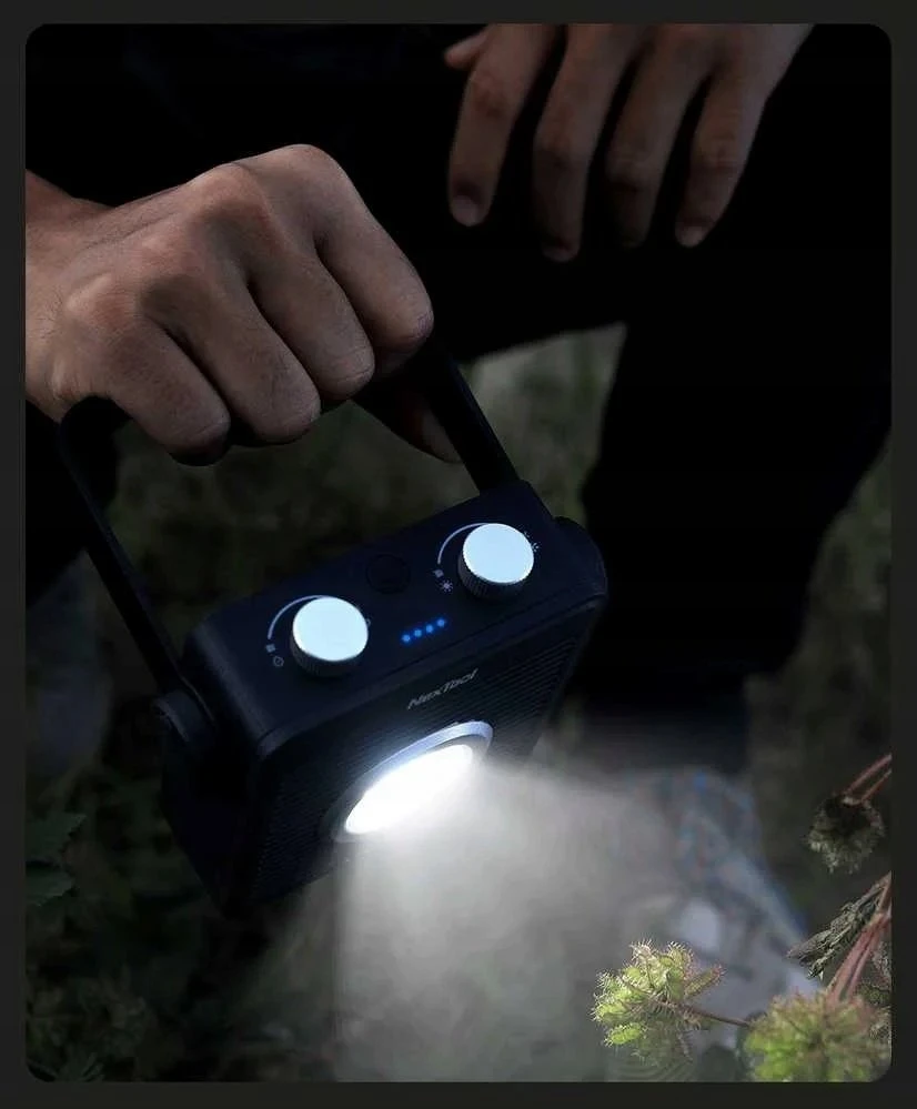Nvox „NexTool NE20093“ kempingo prožektorius, 1800 lm, balta arba raudona šviesa