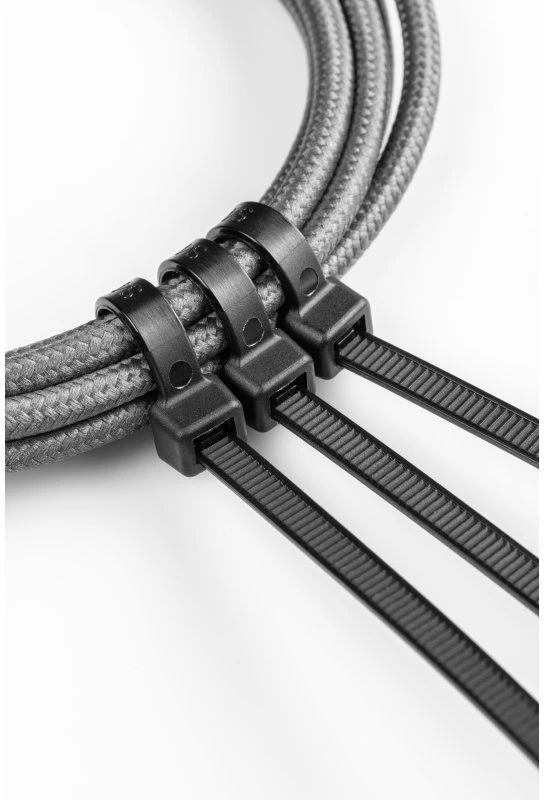 GTV Nailoninės kabelių juostelės 3,6 x 300 mm, 100 vnt., Baltas