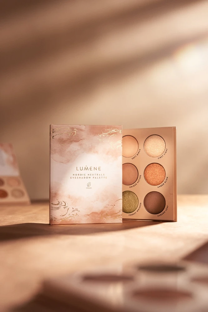 Lumene Nordic Neutrals paleta cieni do powiek 8g
