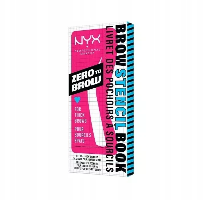 „Nyx Zero To Brow Shaping“ antakių pudros rinkinys, 4 vnt.