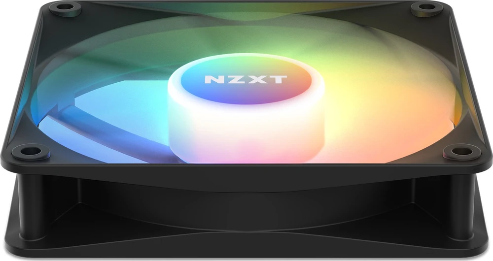 NZXT F120 RGB pagrindinis ventiliatorius, 120 mm, juodas
