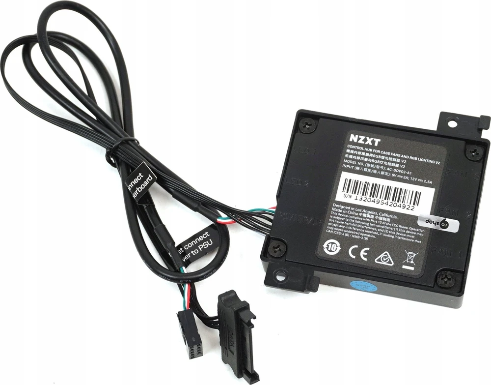 NZXT RGB ir ventiliatoriaus valdiklis V2