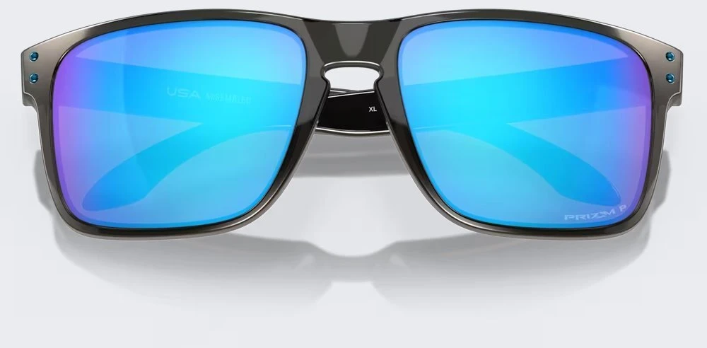 JAV Oakley Holbrook XL pilkas smoke /prizm sapphire irid polarized akiniai