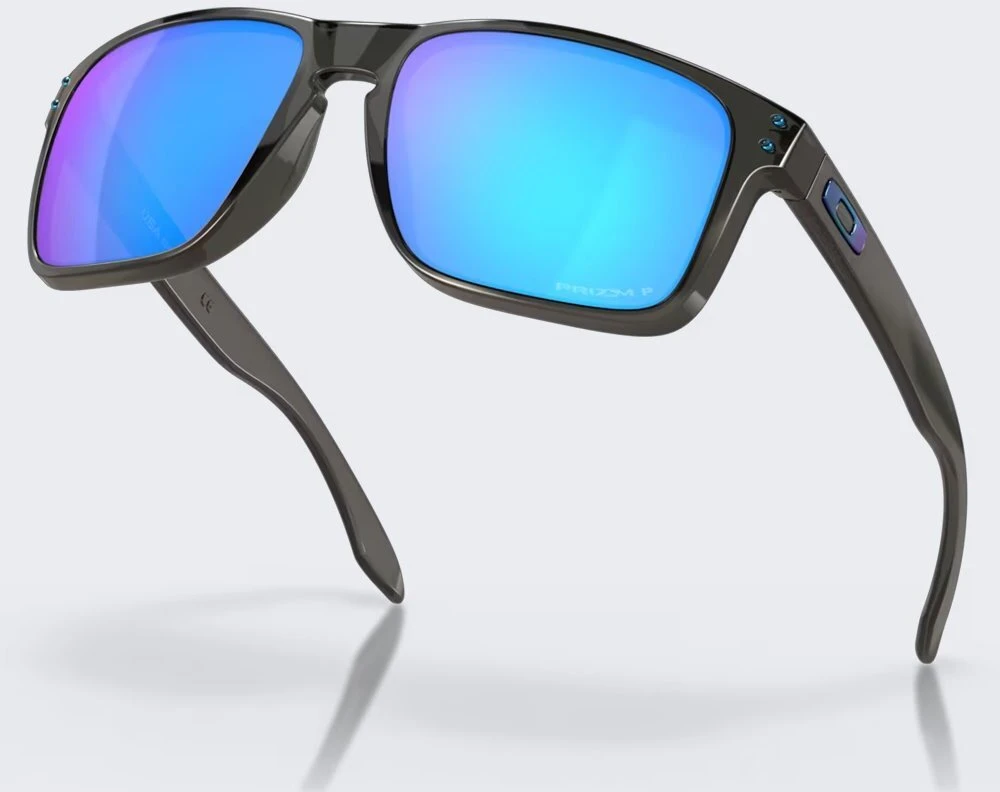 JAV Oakley Holbrook XL pilkas smoke /prizm sapphire irid polarized akiniai
