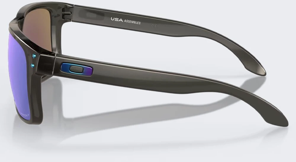 JAV Oakley Holbrook XL pilkas smoke /prizm sapphire irid polarized akiniai