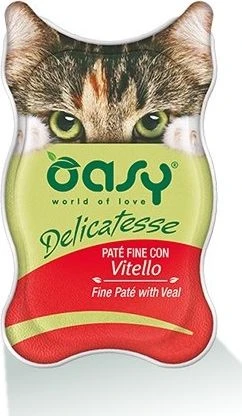 Maisto produktai - Oasy Delicatesse Fine Paté su veršiena 85g begrūdis