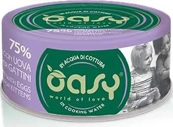 Maisto produktai - Oasy More Love Kitten vištiena with Eggs Wet Food 70g