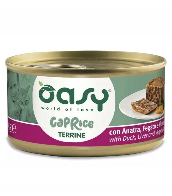 Maisto produktai - Oasy Caprice Terrine antiena Liver Vegetables 85g
