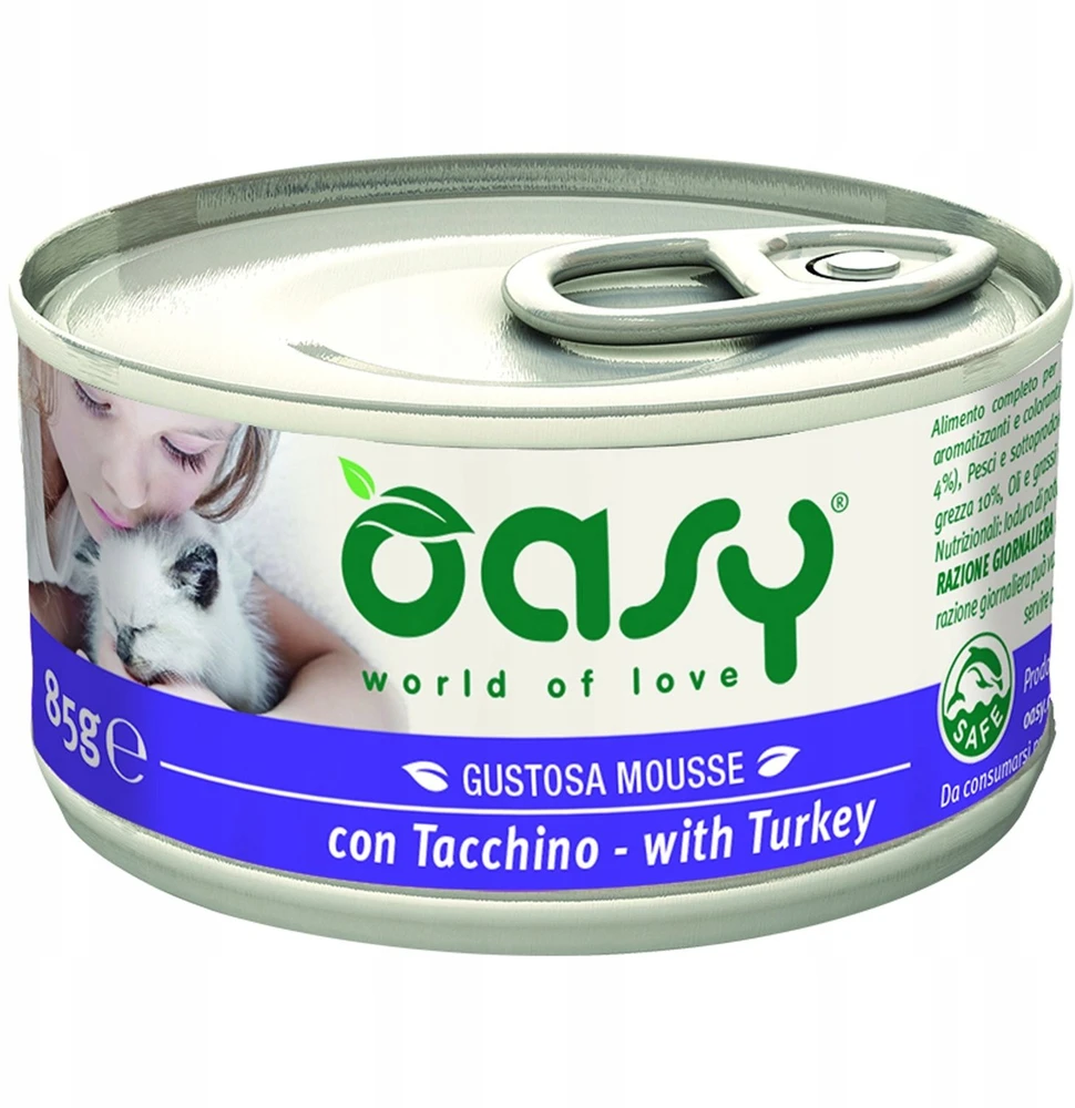 Maisto produktai - Oasy Caprice Mousse kalakutiena Wet Food 85g Grain-Free