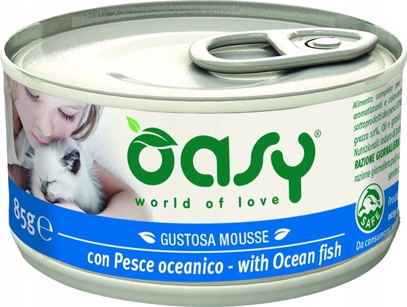 Maisto produktai - Oasy Caprice Mousse Ocean žuvis 85g Be glitimo