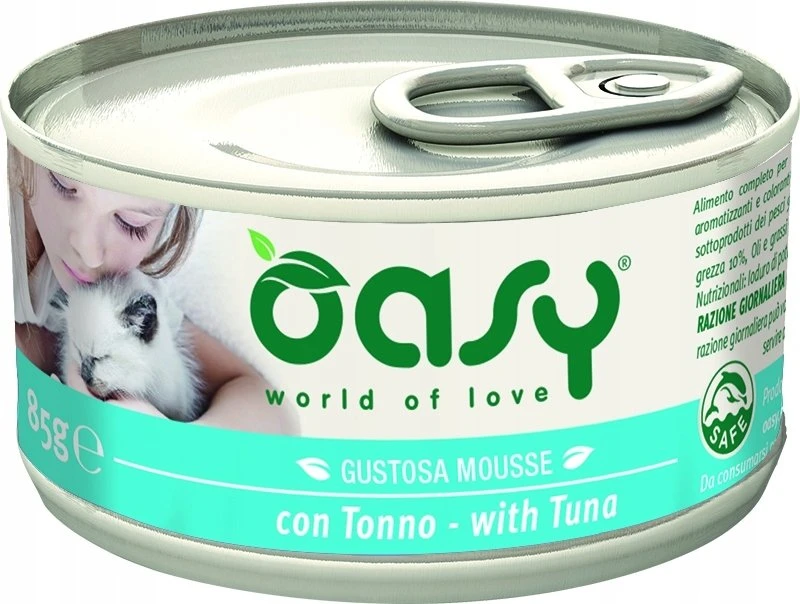 Maisto produktai - Oasy Caprice Mousse Tuna Wet Food 85g Grain-Free