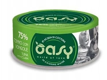 Maisto produktai - Oasy More Love Tuna with Clam Wet Food 70g