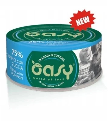 Maisto produktai - Oasy More Love Tuna su moliūgų drėgnas maistas 70g