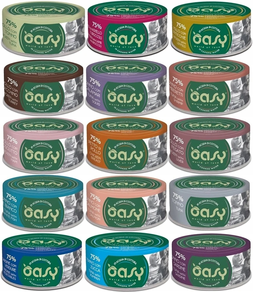 Maisto produktai - Oasy More Love Vištiena su Aviena ir Brokoliais 70g