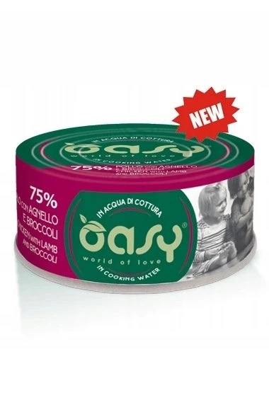 Maisto produktai - Oasy More Love Vištiena su Aviena ir Brokoliais 70g